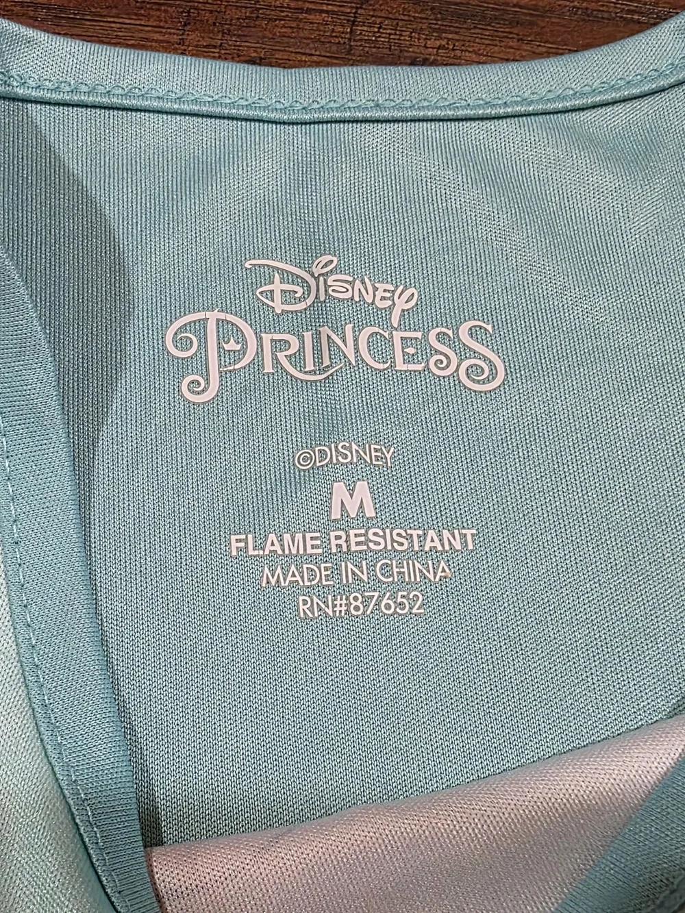 Disney Princess Aqua Girl's Graphic Dress - Picture 6 of 7